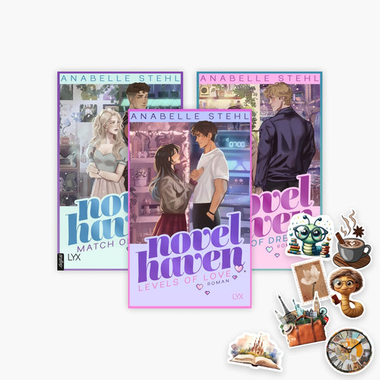 Die Novel Haven Trilogie Band 1-3 plus 1 exklusives Stickerset