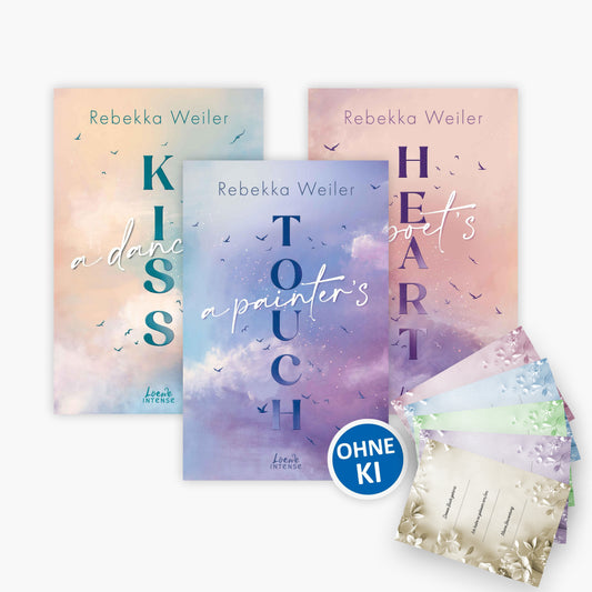 Die Broken Artists Trilogie Band 1-3 plus 1 exklusives Postkartenset