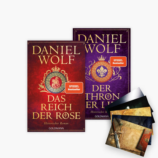 Die Templer-Reihe Band 1+2 plus 1 exklusives Postkartenset