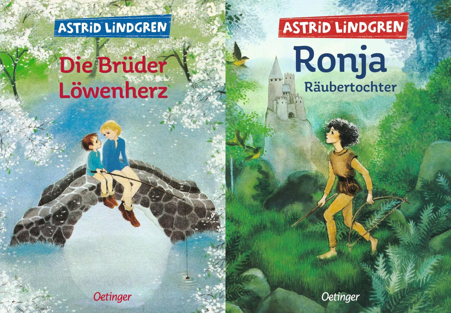 Die Brüder Löwenherz + Ronja, Räubertochter + 1 exklusives Postkartenset