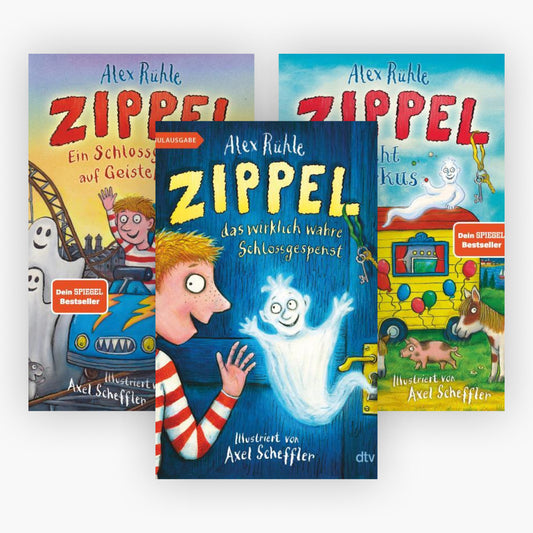 Die Zippel-Reihe Band 1-3 plus 1 exklusives Postkartenset