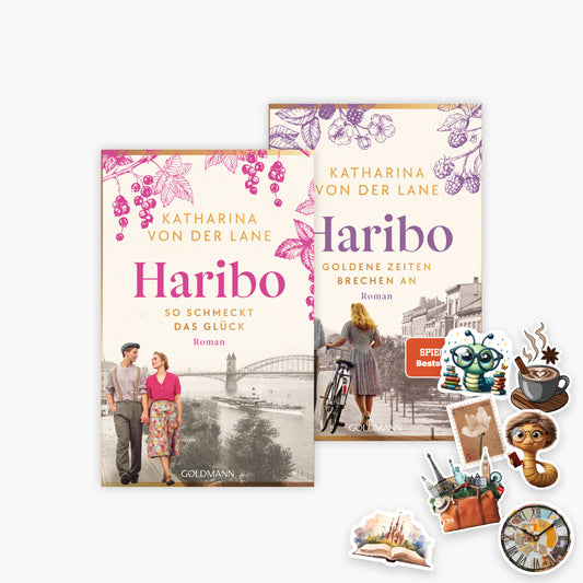 Die Haribo-Saga Band 1+2 plus 1 exklusives Stickerset