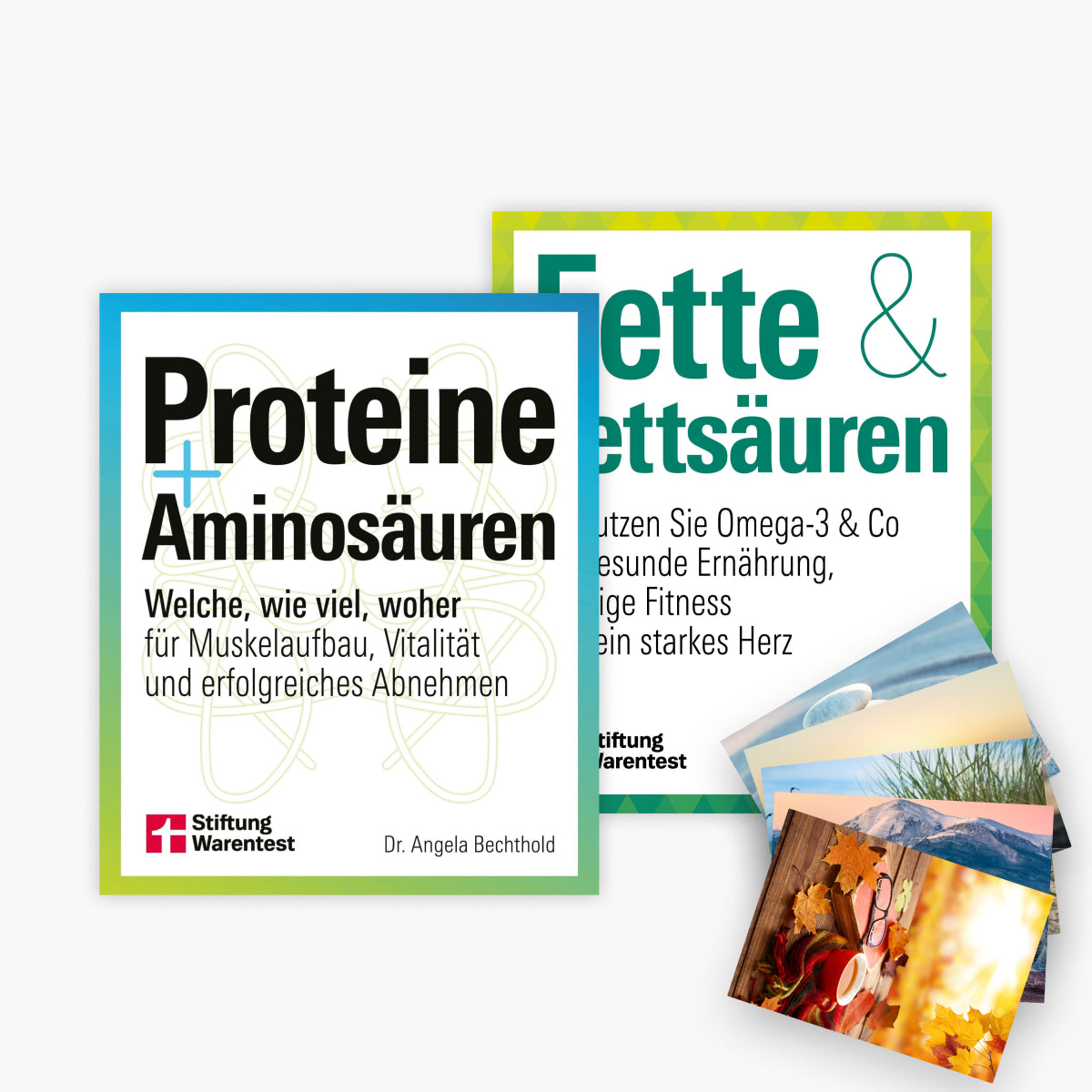 Proteine und Aminosäuren + Fette und Fettsäuren + 1 exklusives Postkartenset