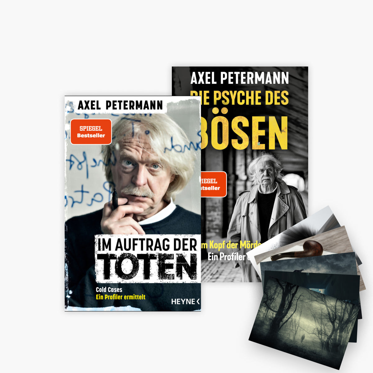 Das True Crime Set: Im Auftrag der Toten + Die Psyche des Bösen + 1 exklusives Postkartenset