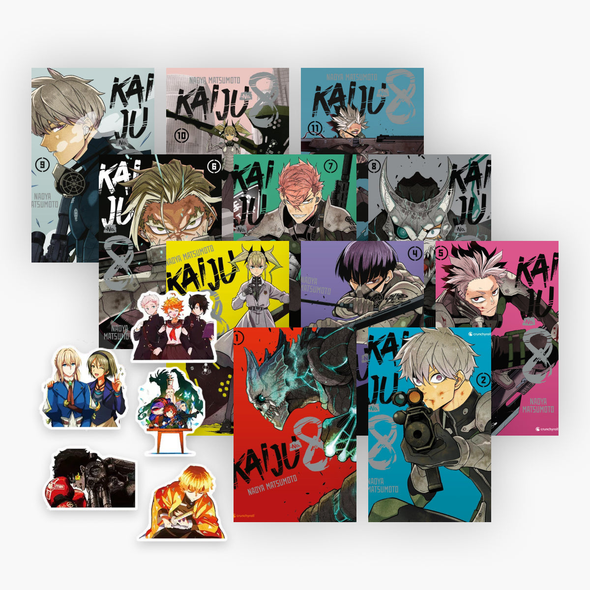 Kaiju No.8 Band 1-11 plus 1 exklusives Stickerset