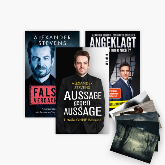 Aussage gegen Aussage / Falsch verdächtigt / Angeklagt + 1 exklusives Postkartenset
