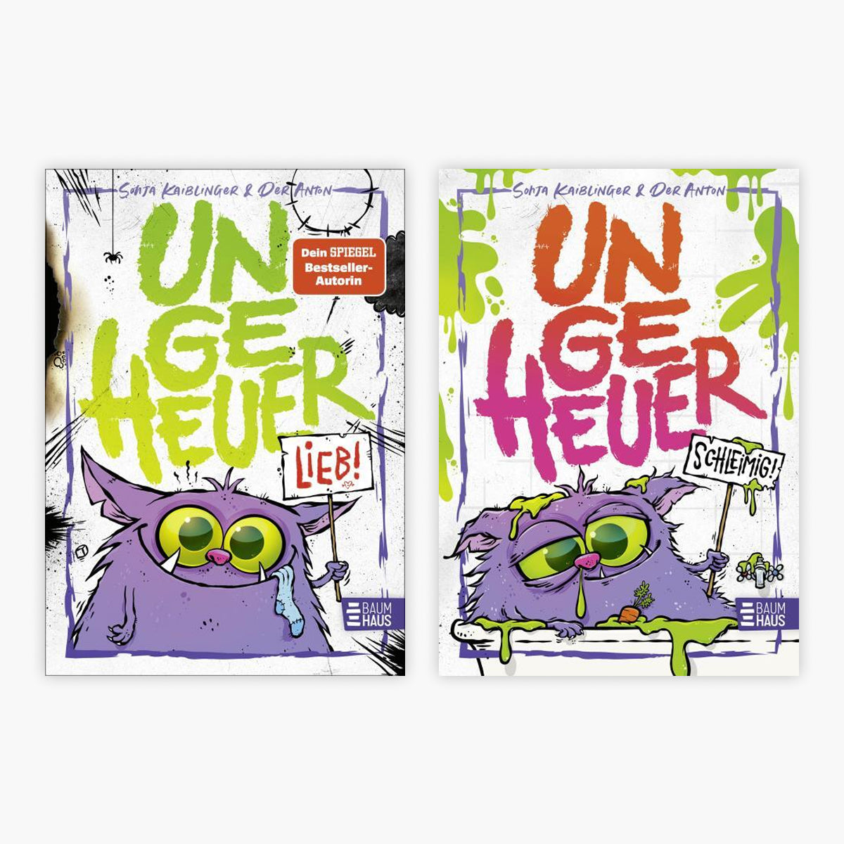 Die Ungeheuer-Reihe Band 1+2 plus 1 exklusives Postkartenset