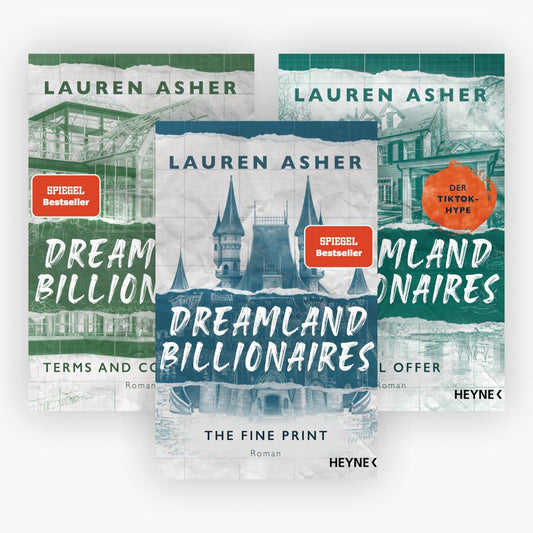 Dreamland Billionaires Band 1-3 plus 1 exklusives Postkartenset