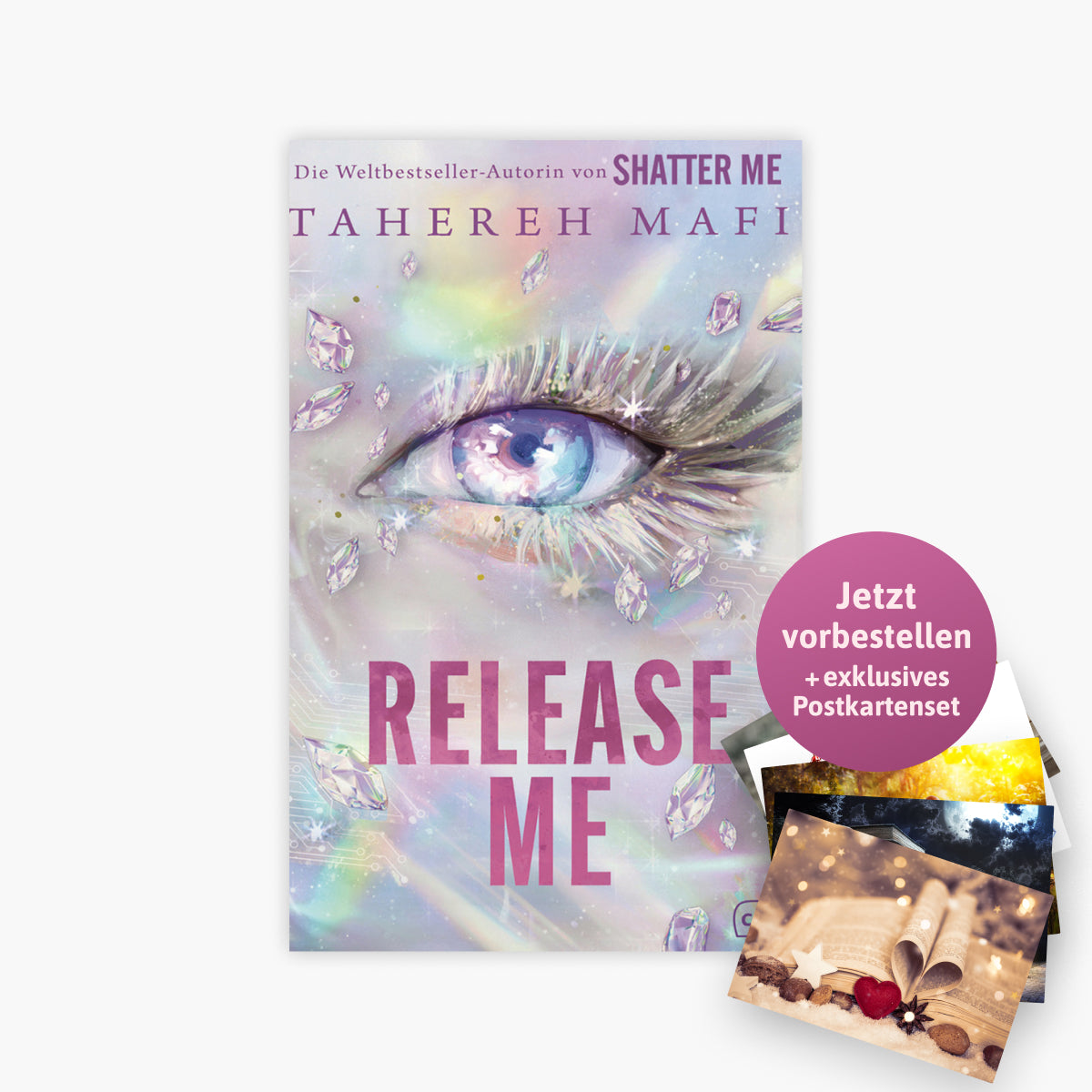 Der 2. Band der Shatter Me - The New Republic-Reihe: Release Me + 1 exklusives Postkartenset
