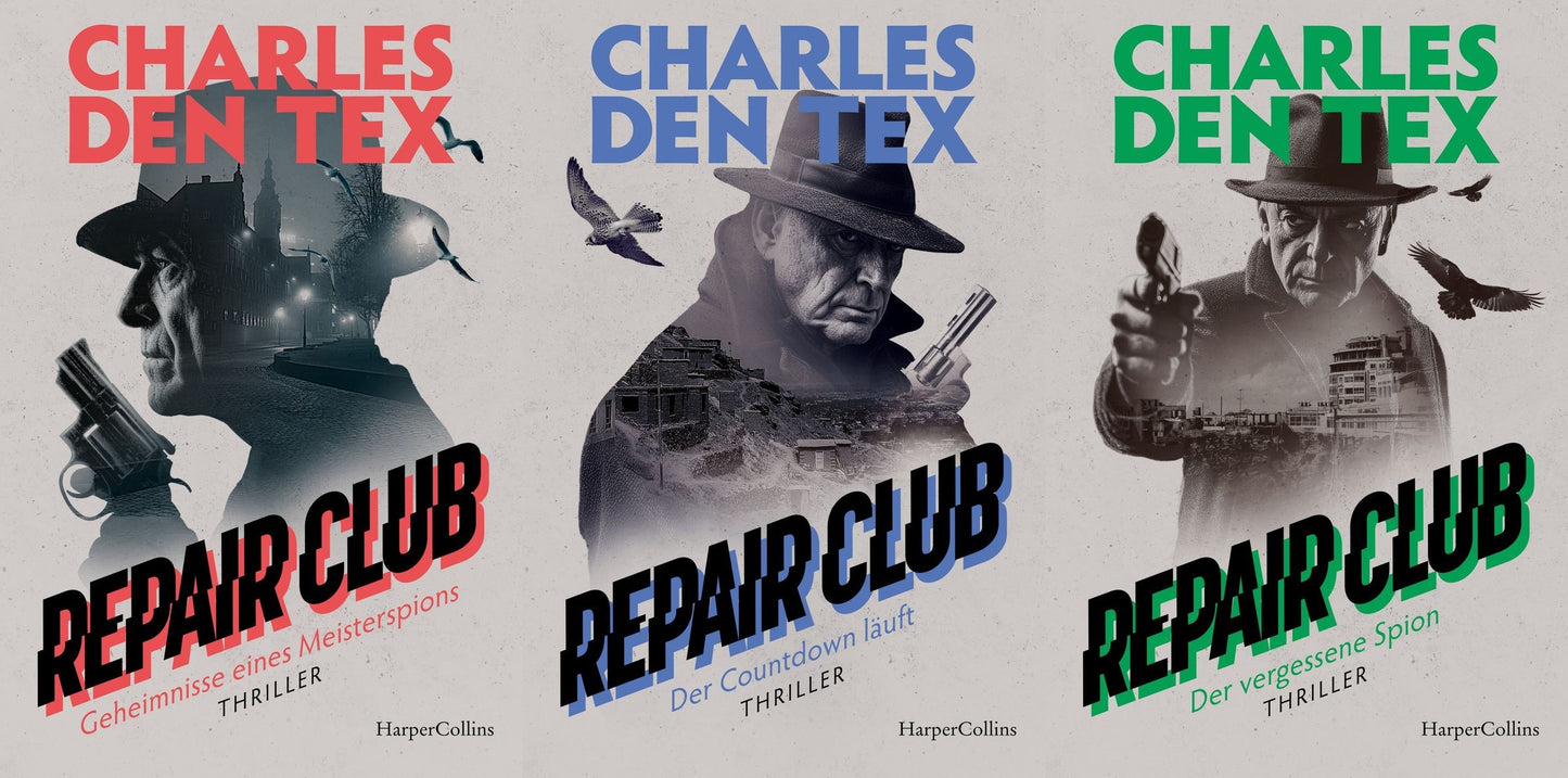 Das Repair Club Thriller-Set: 3 Bücher + 1 exklusives Postkartenset