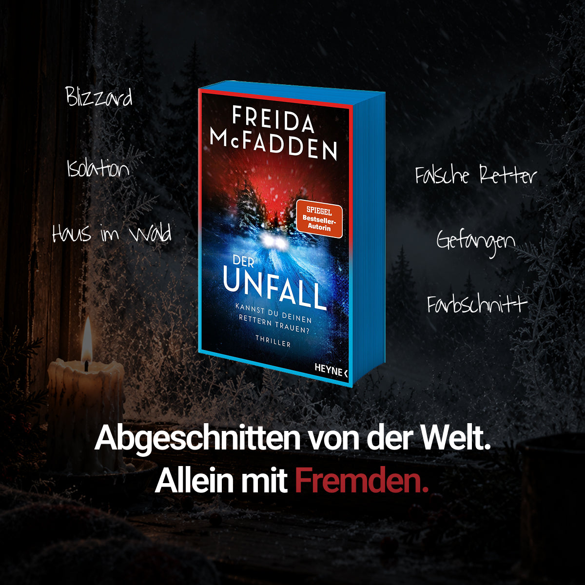 Der Unfall – Freida McFadden | Limitierte Farbschnitt-Edition (Erstauflage)