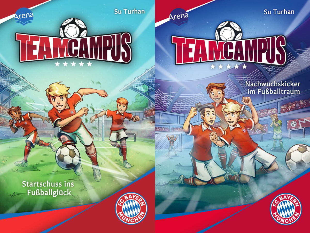 Die Team Campus-Reihe Band 1+2 plus 1 exklusives Postkartenset