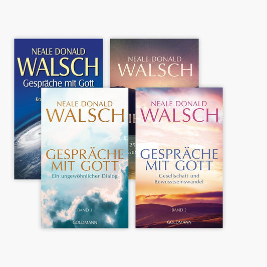 Gespräche mit Gott Band 1-3 + Die Essenz + 1 exklusives Holzkreuz