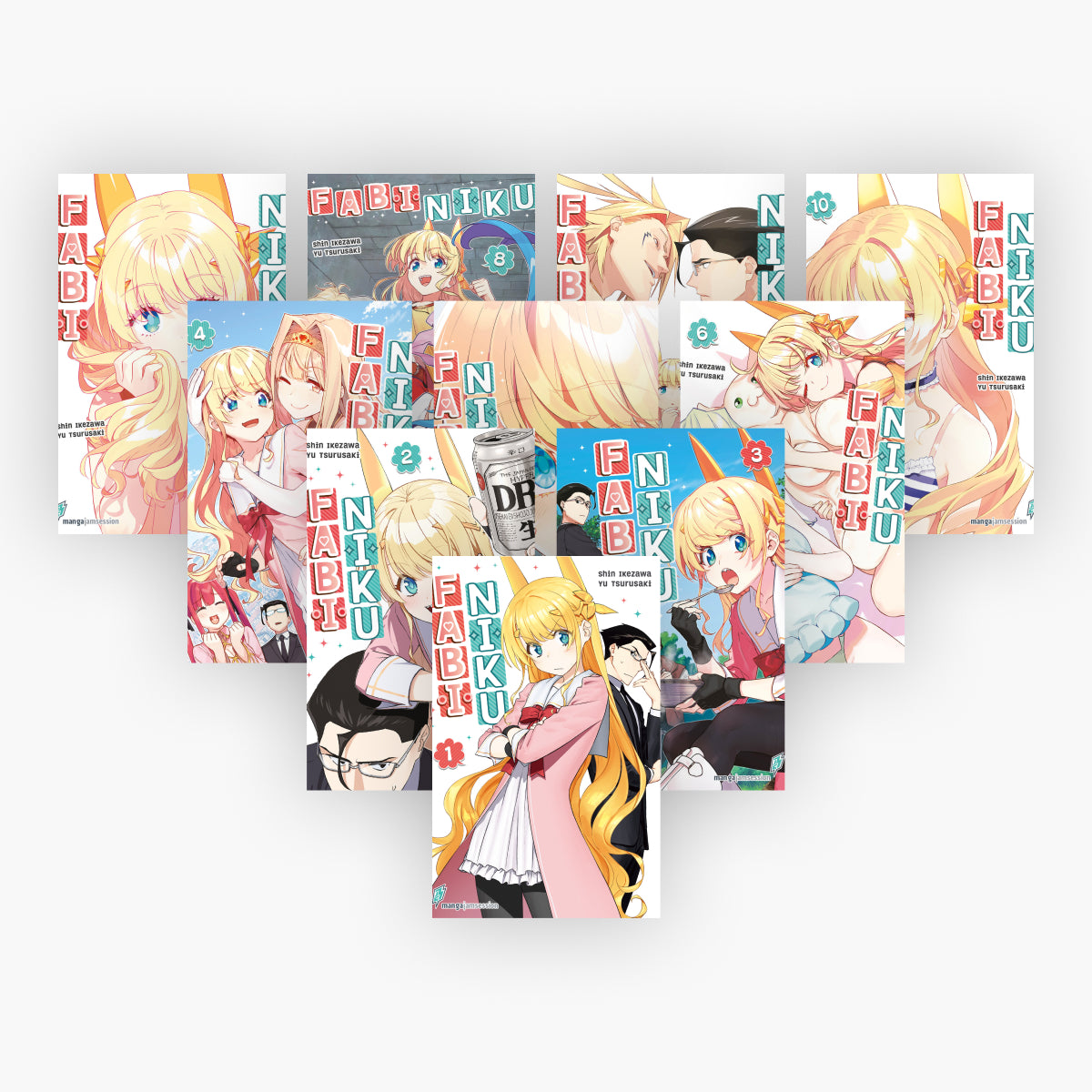 Fabiniku Band 1-10 plus 1 exklusives Postkartenset
