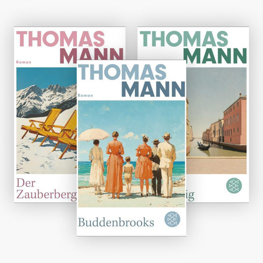 Buddenbrooks / Der Zauberberg / Der Tod in Venedig + 1 exklusives Postkartenset