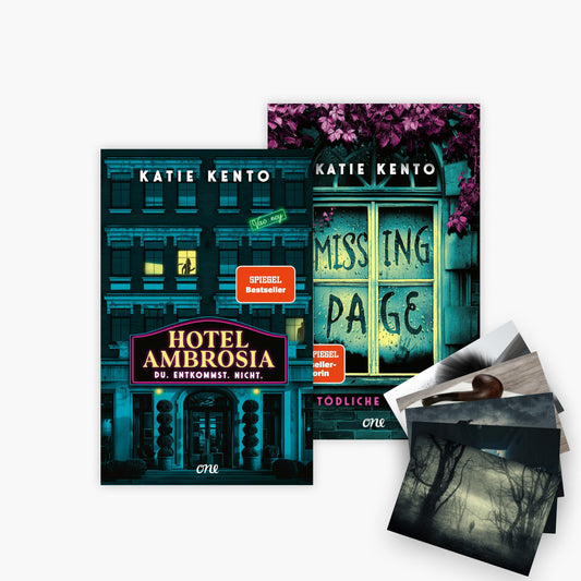 Hotel Ambrosia + Missing Page + 1 exklusives Postkartenset