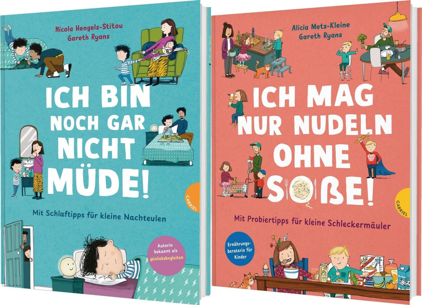 Ich bin noch gar nicht müde + Ich mag nur Nudeln ohne Soße! + 1 exklusives Postkartenset