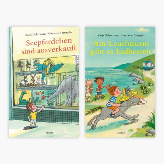 Seepferdchen sind ausverkauft + Am Leuchtturm gibt es Erdbeereis + 1 exklusives Postkartenset