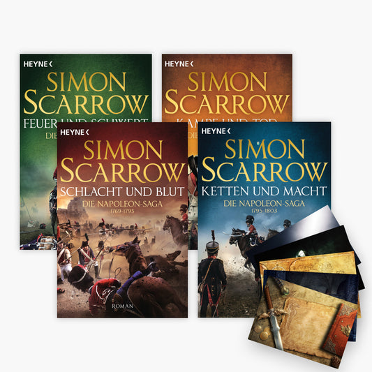 Die komplette Napoleon-Saga im Set + 1 exklusives Postkartenset