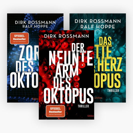 Die Oktopus-Reihe Band 1-3 plus 1 exklusives Postkartenset