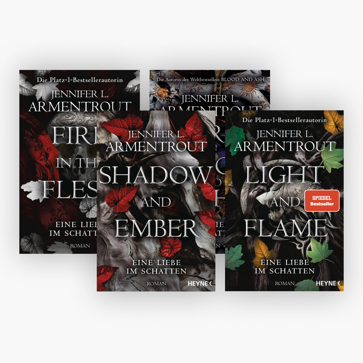 Eine Liebe im Schatten Band 1-4 plus 1 exklusives Postkartenset