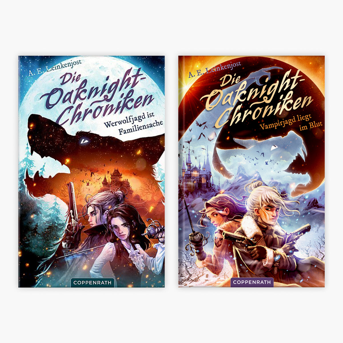 Die Oaknight-Chroniken Band 1+2 plus 1 exklusives Postkartenset