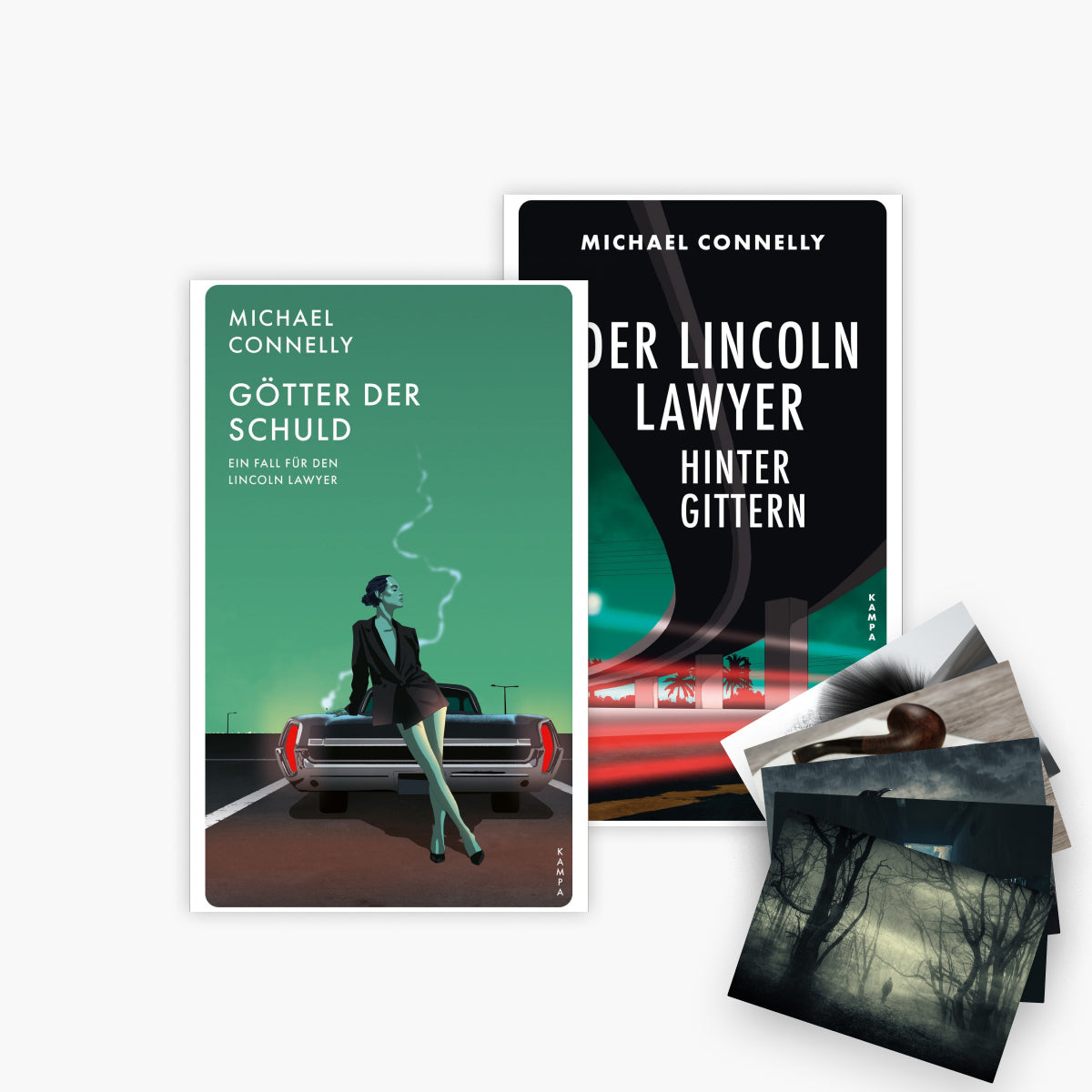 Das Lincoln Lawyer Set - Götter der Schuld + Der Lincoln Lawyer hinter Gittern + 1 exklusives Postkartenset