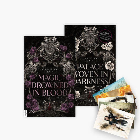 Die Blood and Magic-Reihe Band 1+2 plus 1 exklusives Postkartenset