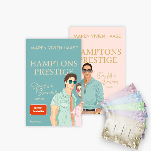Die Hamptons Prestige-Reihe Band 1+2 plus 1 exklusives Postkartenset