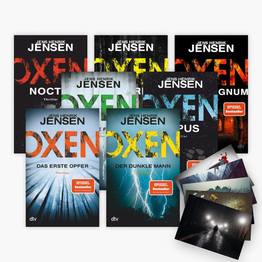 Die Niels-Oxen-Reihe Band 1-7 plus 1 exklusives Postkartenset