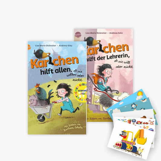Karlchen hilft... Band 1+2 plus 1 exklusives Postkartenset
