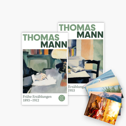 Das Thomas Mann Erzählungen Set - Frühe + Späte Erzählungen + 1 exklusives Postkartenset