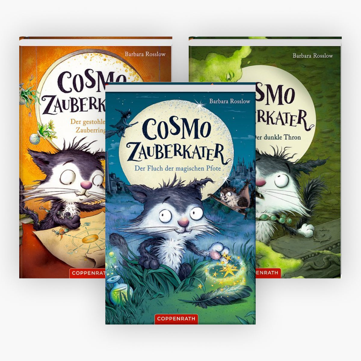 Die Cosmo Zauberkater-Reihe Band 1-3 plus 1 exklusives Postkartenset