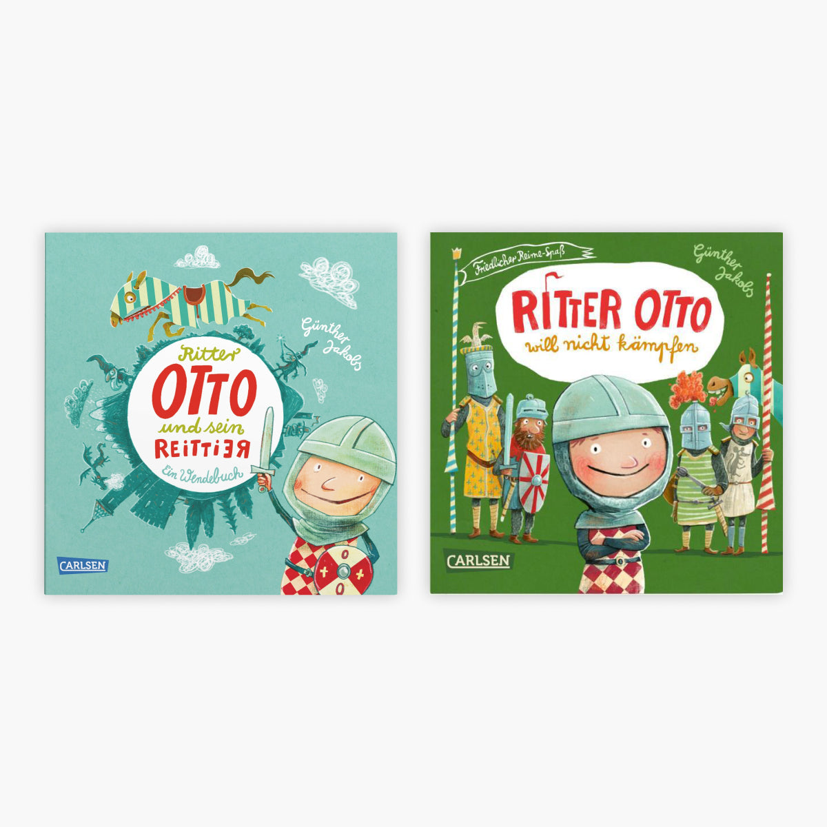 Ritter Otto 2 Pappbilderbücher im Set + 1 exklusives Postkartenset