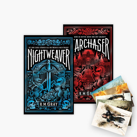 Die Nightweaver Saga Band 1+2 plus 1 exklusives Postkartenset