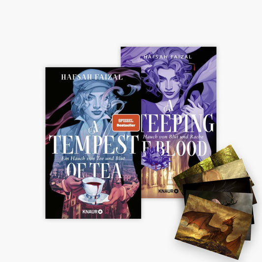 Die Blood and Tea-Reihe Band 1+2 plus 1 exklusives Postkartenset