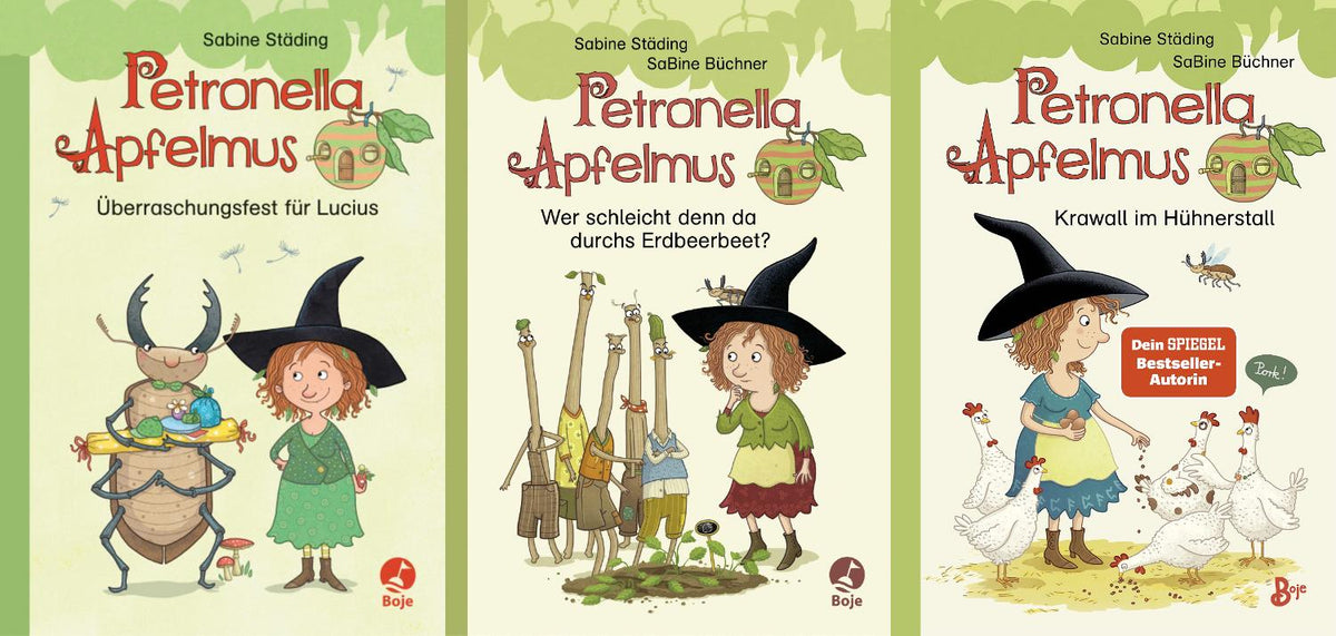 Petronella Apfelmus für Erstleser Band 1-3 plus 1 exklusives Postkartenset