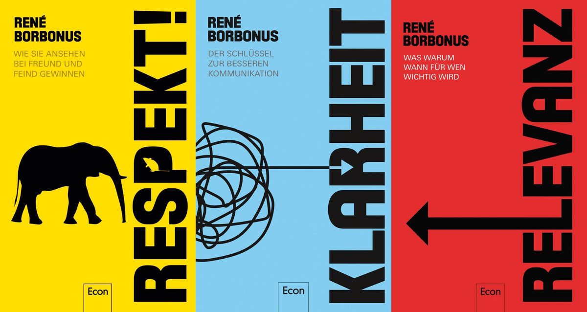 Respekt / Klarheit / Relevanz von René Borbonus + 1 exklusives Postkartenset