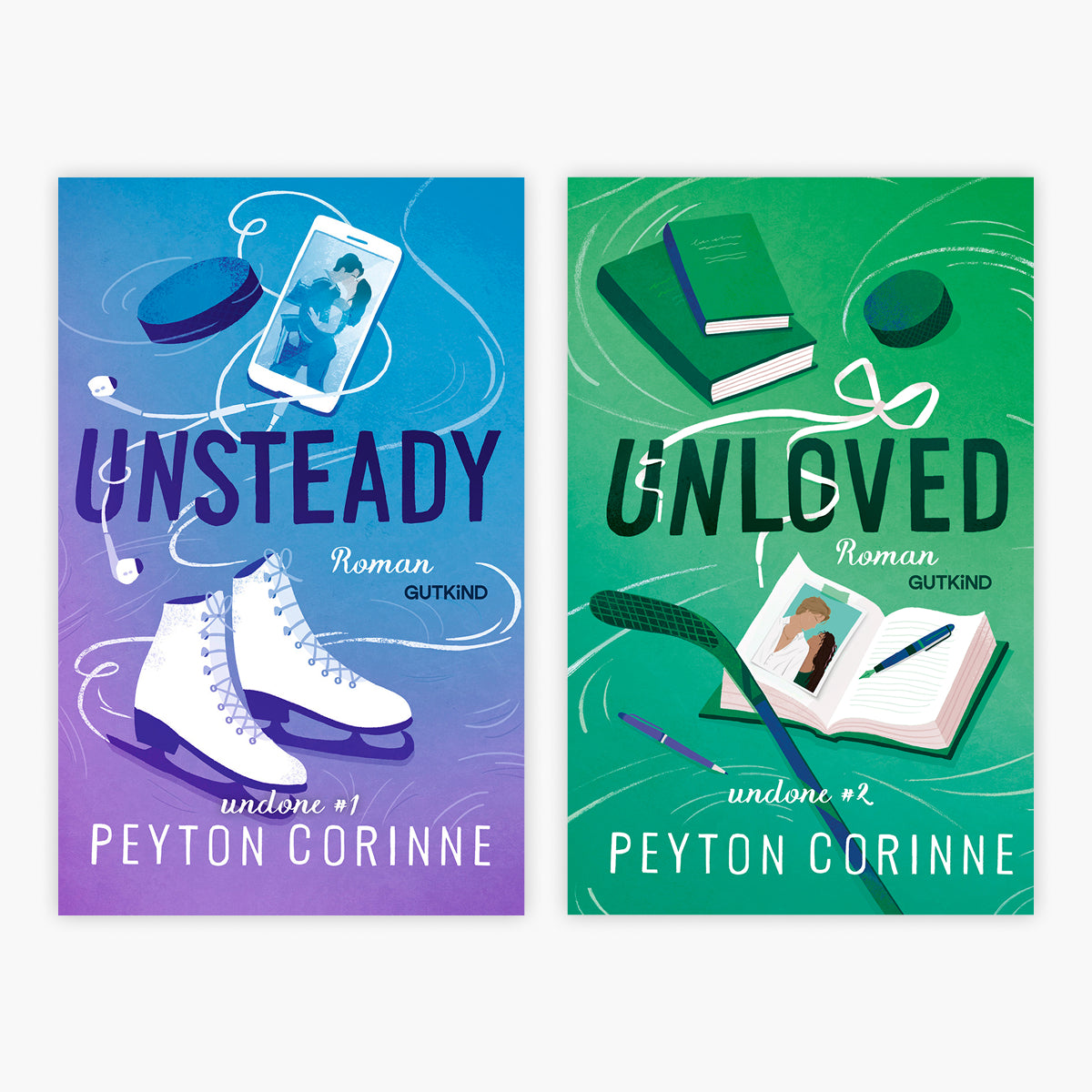 Die Undone-Reihe Band 1+2 plus 1 exklusives Postkartenset