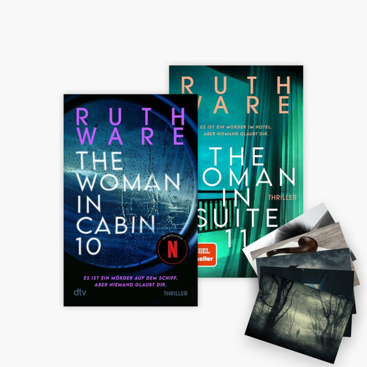 Woman in Cabin 10 + The Woman in Suite 11 + 1 exklusives Postkartenset
