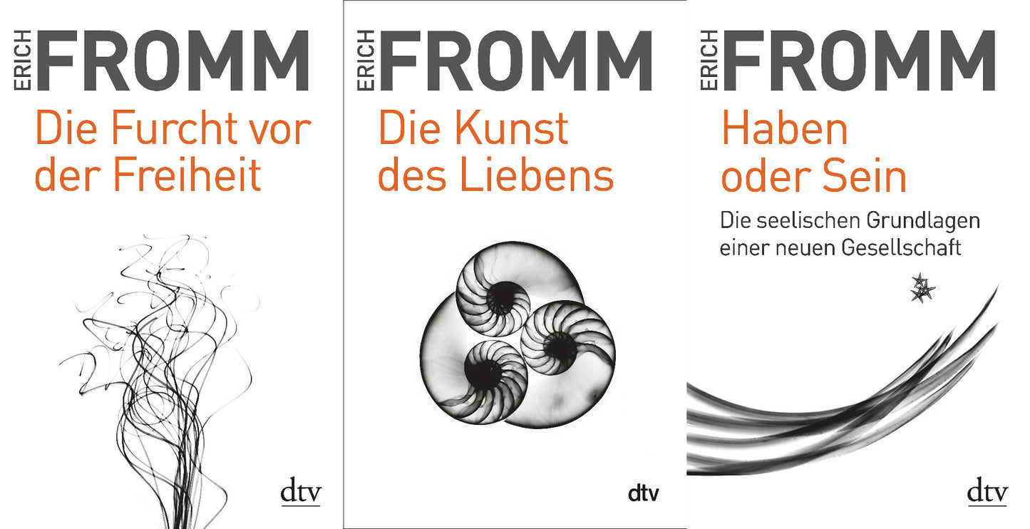 Die Furcht vor der Freiheit / Die Kunst des Liebens / Haben oder Sein + 1 exklusives Postkartenset