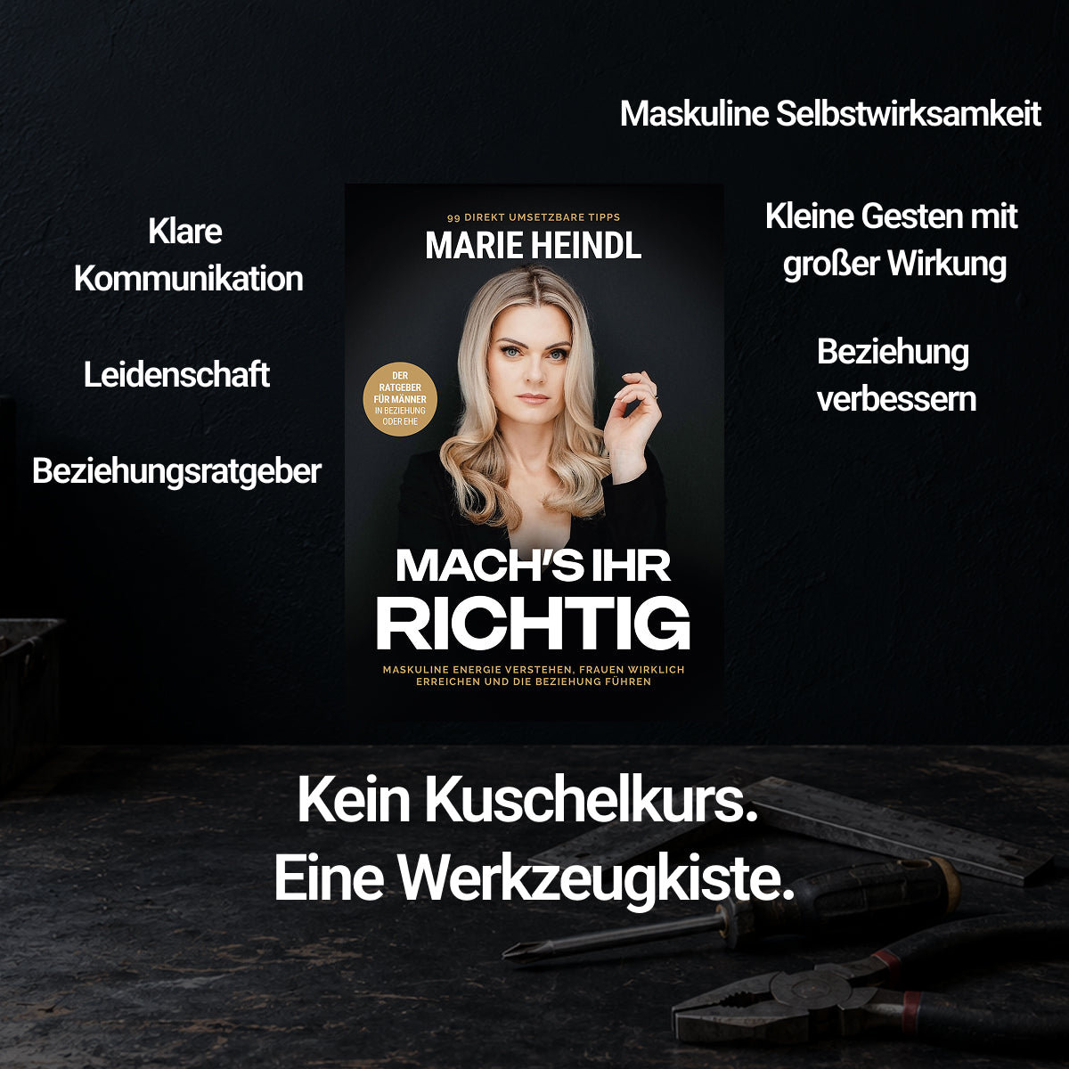 Marie Heindl: Mach's ihr richtig – inkl. Signatur und Motivationsspruch der Autorin – 2 [who:99]