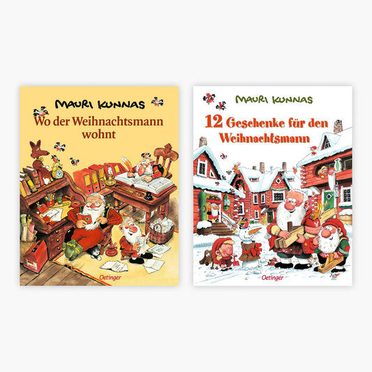 Wo der Weihnachtsmann wohnt + 12 Geschenke für den Weihnachtsmann + 1 exklusives Postkartenset