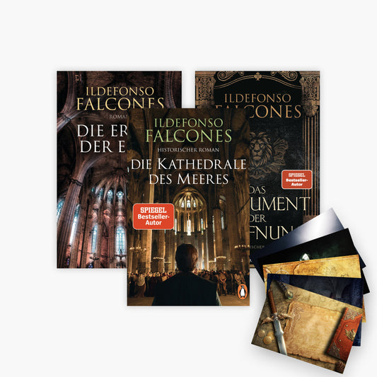 Die Kathedrale des Meeres Trilogie: Band 1-3 plus 1 exklusives Postkartenset