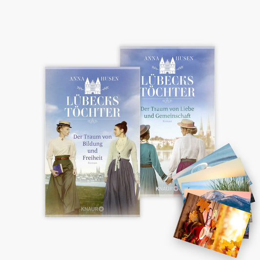 Die Lübecks Töchter-Reihe, Band 1+2 plus 1 exklusives Postkartenset