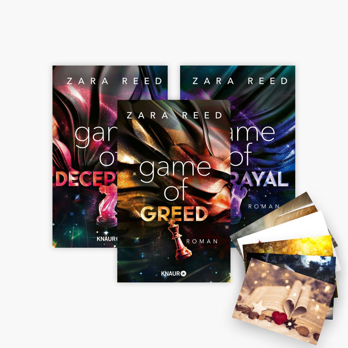 Die Dark Games Trilogie Band 1-3 plus 1 exklusives Postkartenset