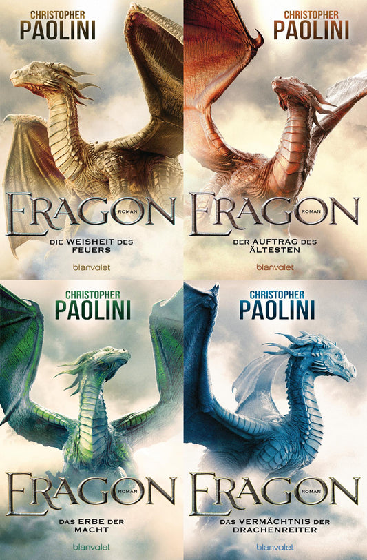 Eragon Reihe von Christopher Paolini + 1 exklusives Postkartenset
