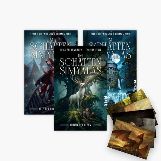 Die Im Schatten Simyalas-Reihe Band 1-3 plus 1 exklusives Postkartenset