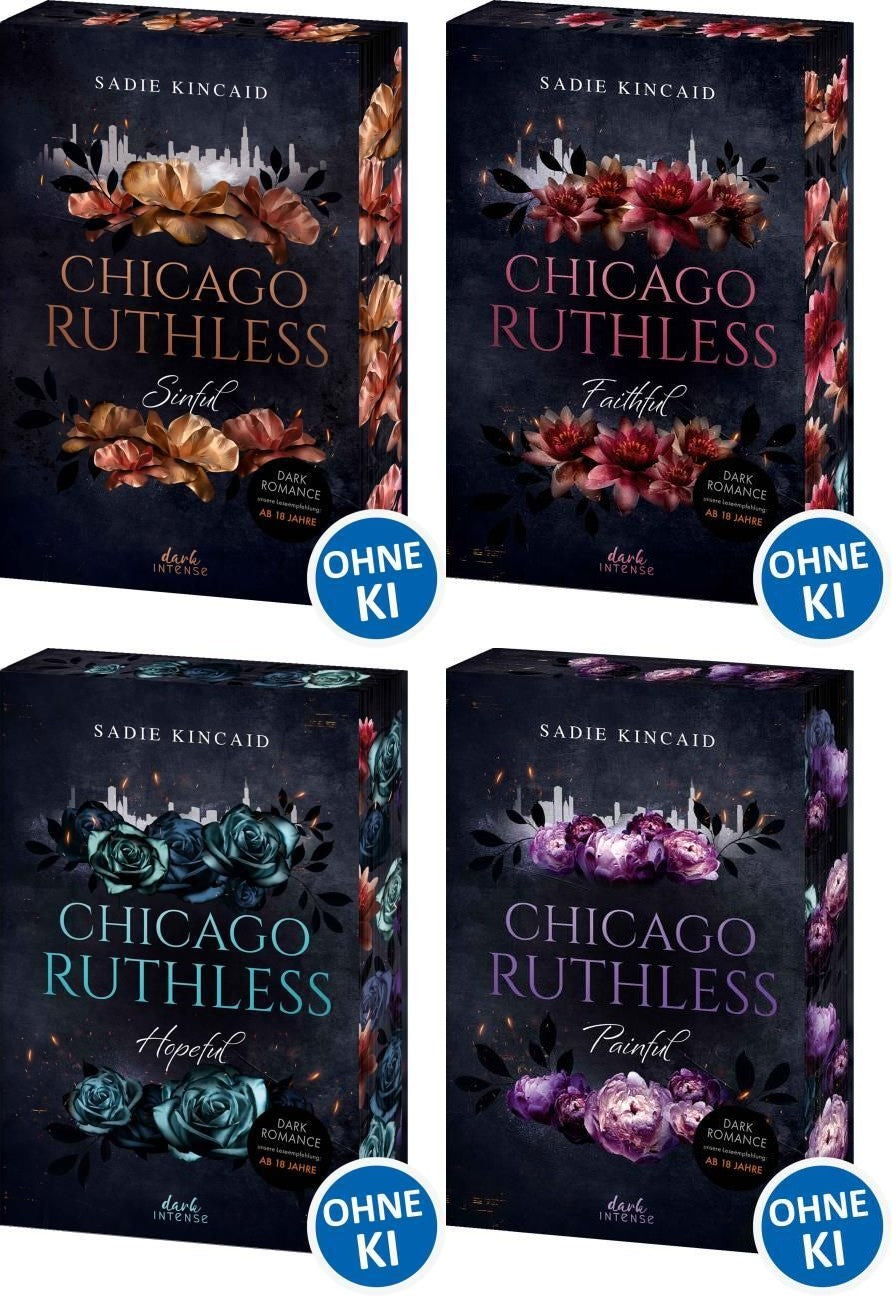 Die Chicago Ruthless-Reihe Band 1-4 plus 1 exklusives Postkartenset