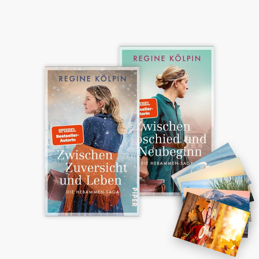Die Hebamme einer neuen Zeit-Dilogie Band 1+2 plus 1 exklusives Postkartenset